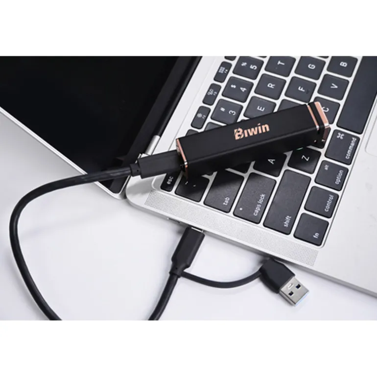 Disco Duro Externo Biwin PD2000 SSD 2TB USB 3.2 Azul