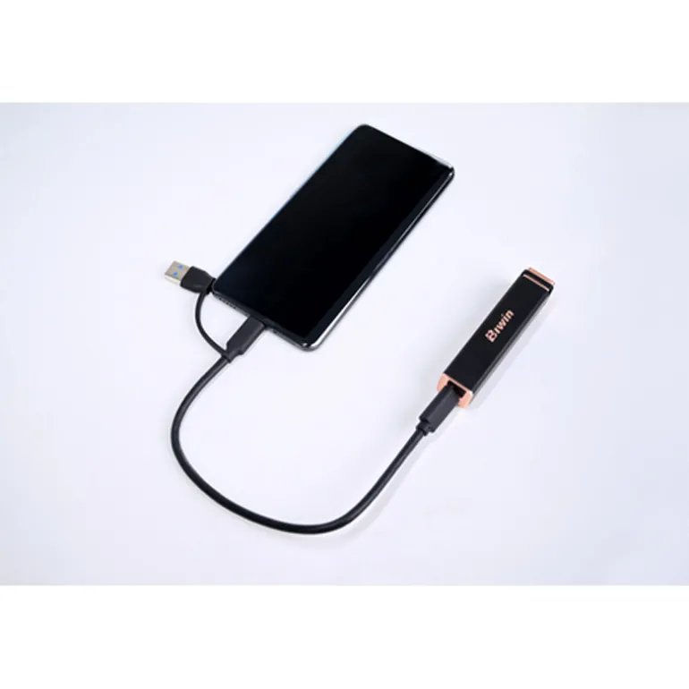 Disco Duro Externo Biwin PD2000 SSD 2TB USB 3.2 Negro Aluminio