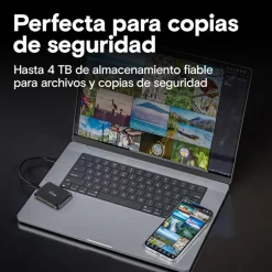 Disco Duro Externo Crucial X9 SSD 4TB USB 3.2 Gen2 Negro