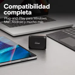 Disco Duro Externo Crucial X10 Pro SSD 2TB USB 3.2 Gen2 2x2 Negro