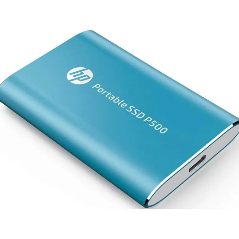 Disco Duro Externo HP P500 SSD 500GB USB 3.1 Azul