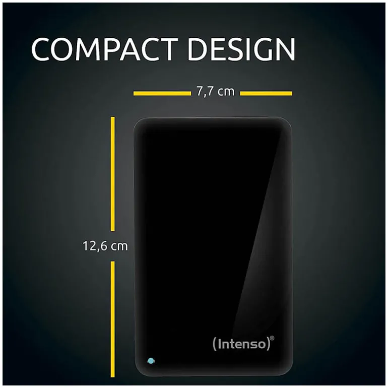 Disco Duro Externo Intenso 4TB 2.5" USB 3.0 Negro