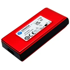 Disco Duro Externo Kingston XS1000 SSD 1TB USB 3.2 Rojo