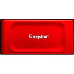 Disco Duro Externo Kingston XS1000 SSD 2TB USB 3.2 Rojo