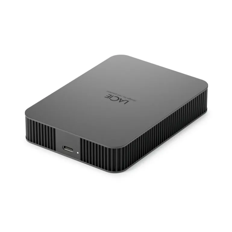 Disco Duro Externo LaCie Mobile Drive Secure 5TB 2.5" USB-C Gris