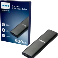 Disco Duro Externo Philips FM50SS031P 500GB USB 3.0 SSD Gris Espacio