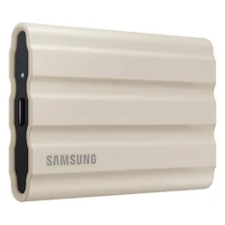 Disco Duro Externo Samsung SSD T7 Shield 2TB USB 3.2 Beige