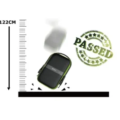 Disco Duro Externo Silicon Power Armor A60 4TB 2.5" USB 3.2 Negro