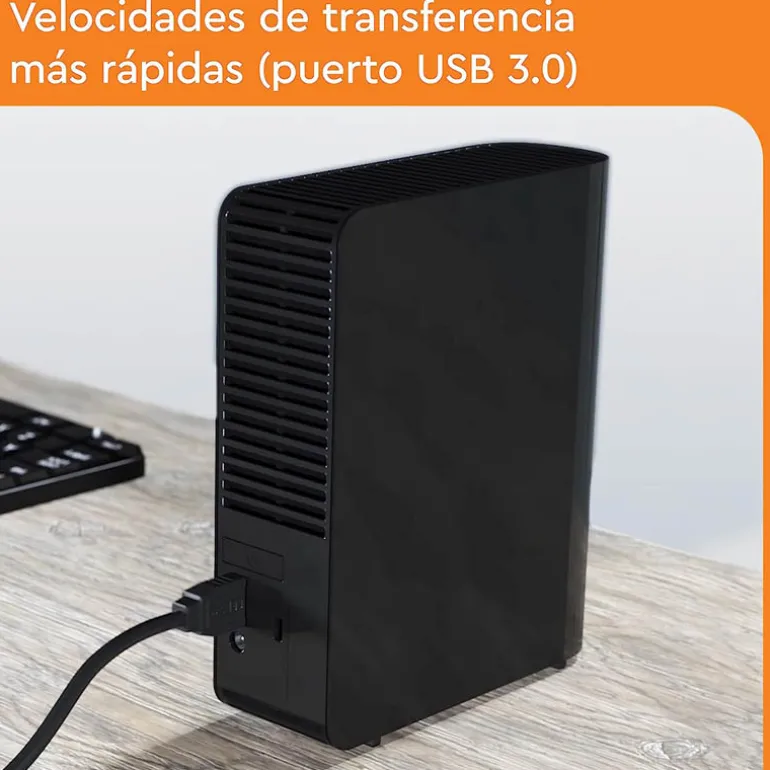 Disco Duro Externo Western Digital Elements 10TB 3.5" USB 3.0
