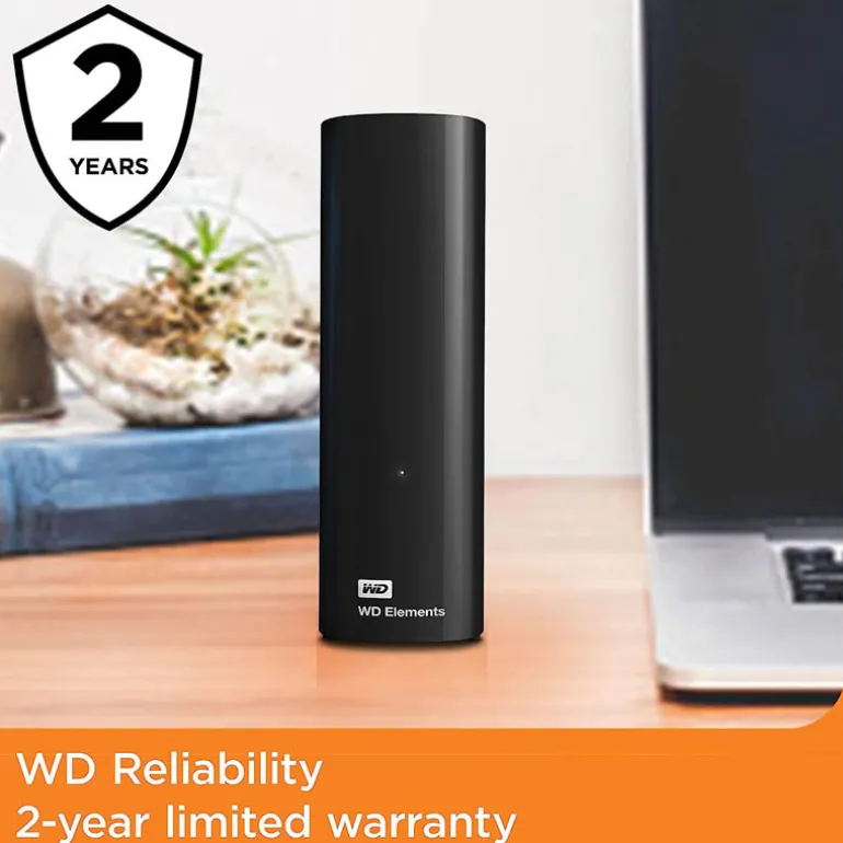 Disco Duro Externo Western Digital Elements 8TB 3.5" USB 3.2 Negro