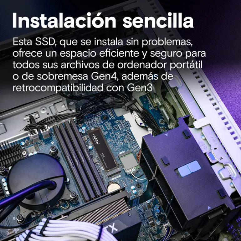 Disco Duro M.2 Crucial P310 500GB PCIe Gen4 x4 NVMe SSD