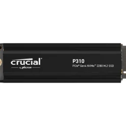 Disco Duro M.2 Crucial P310 2TB PCIe Gen4 x4 NVMe SSD Con Disipador