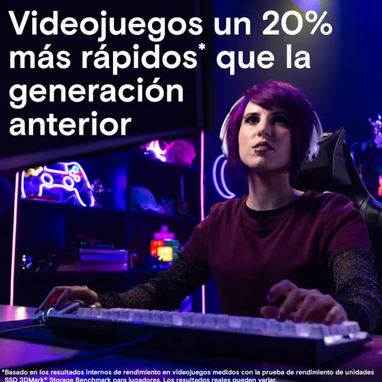 Disco Duro M.2 Crucial T700 1TB PCIe Gen5 x4 NVMe SSD