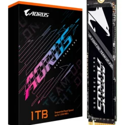 Disco Duro M.2 Gigabyte AORUS Gen4 7300 1TB PCIe Gen4 x4 NVMe SSD