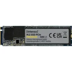 Disco Duro M.2 Intenso Premium 500GB PCIe Gen3 x4 NVMe SSD