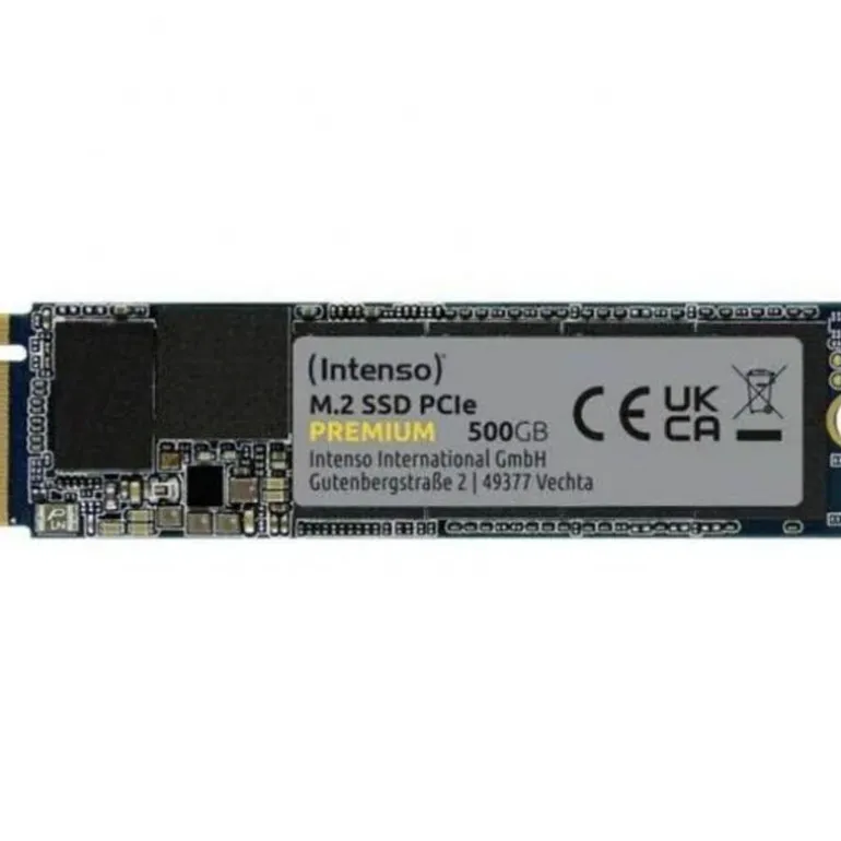 Disco Duro M.2 Intenso Premium 500GB PCIe Gen3 x4 NVMe SSD