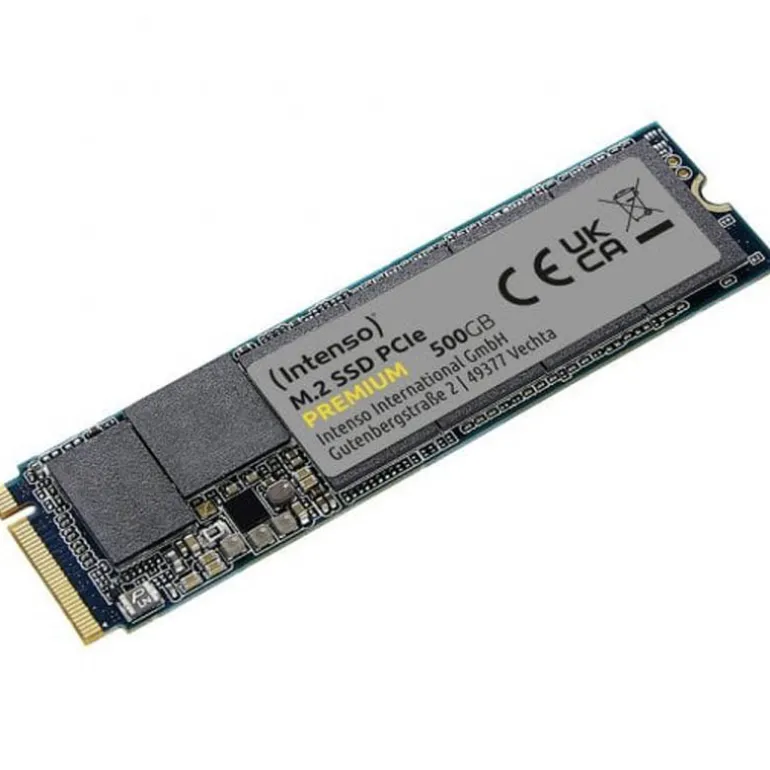 Disco Duro M.2 Intenso Premium 500GB PCIe Gen3 x4 NVMe SSD