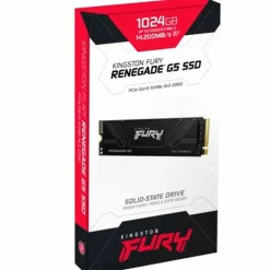 Disco Duro M.2 Kingston Fury Renegade G5 1TB PCIe Gen5 x4 NVMe SSD