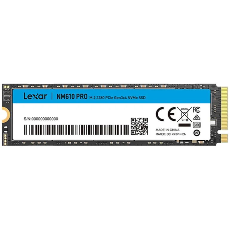Disco Duro M.2 Lexar NM610 PRO 1TB PCIe Gen3 x4 NVMe SSD