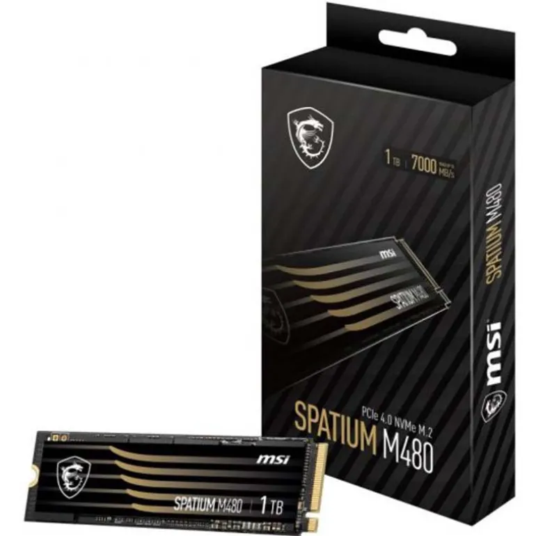 Disco Duro M.2 MSI SPATIUM M480 PRO 1TB PCIe Gen4 NVMe