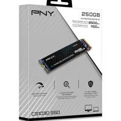 Disco Duro M.2 PNY CS1030 250GB PCIe Gen3 x4 NVMe SSD