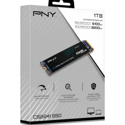 Disco Duro M.2 PNY CS2241 1TB PCIe Gen4 x4 NVMe SSD