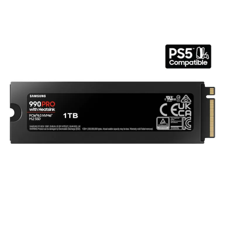 Disco Duro M.2 Samsung 990 PRO Heatsink 1TB PCIe x4 NVMe