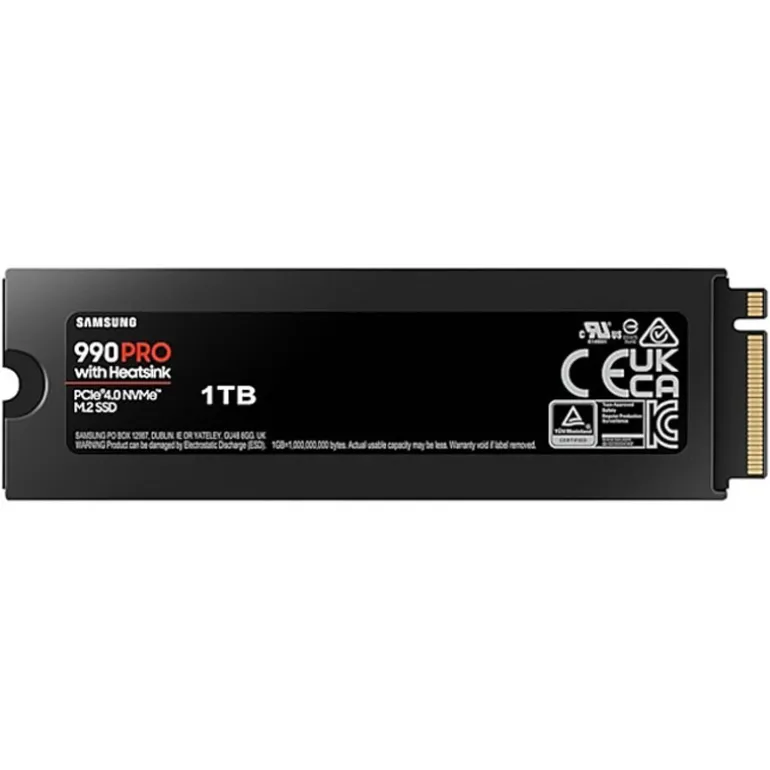 Disco Duro M.2 Samsung 990 PRO 1TB PCIe 4.0 x4 NVMe SSD