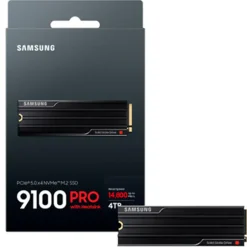 Disco Duro M.2 Samsung 9100 PRO 4TB PCIe Gen5 x4 NVMe SSD Con Disipador