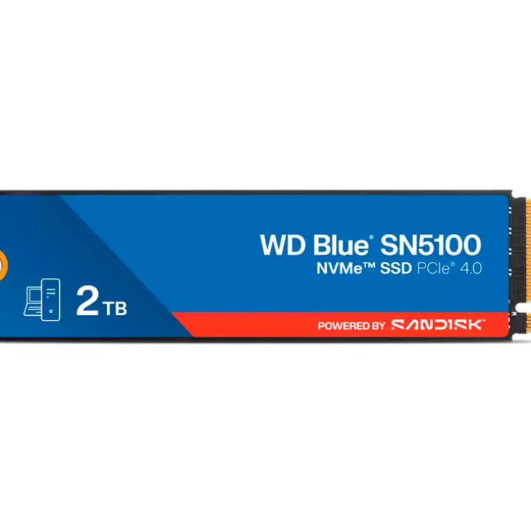 Disco Duro M.2 Sandisk WD Blue SN5100 2TB PCIe Gen4 x4 NVMe SSD