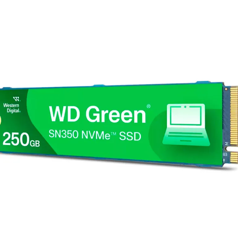 Disco Duro M.2 Western Digital Green SN350 250GB PCIe Gen3 x4 NVMe SSD
