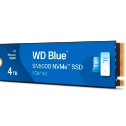 Disco Duro M.2 Western Digital Blue SN5000 4TB PCIe Gen4 x4 NVMe SSD