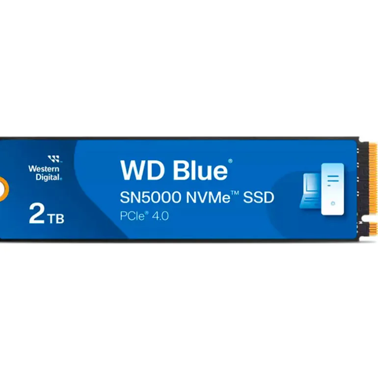 Disco Duro M.2 Western Digital Blue SN5000 2TB PCIe Gen4 x4 NVMe SSD