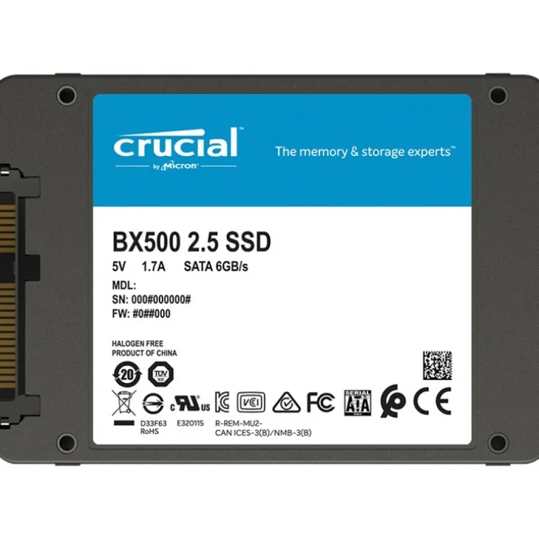 Disco Duro SSD Crucial BX500 240GB 2.5" 3D NAND SATA3