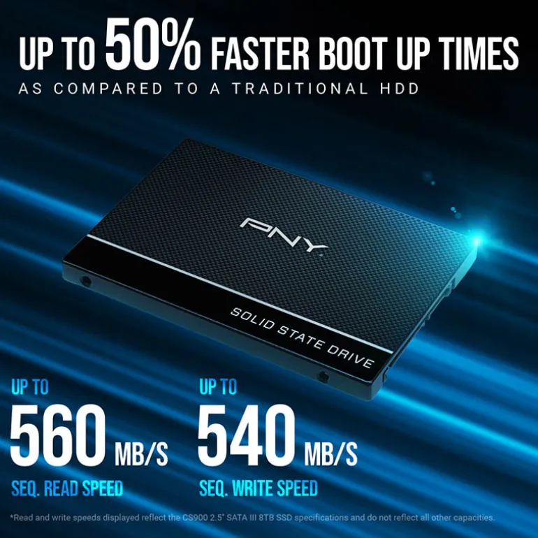 Disco Duro SSD PNY SSD CS900 2TB 2.5" SATA3