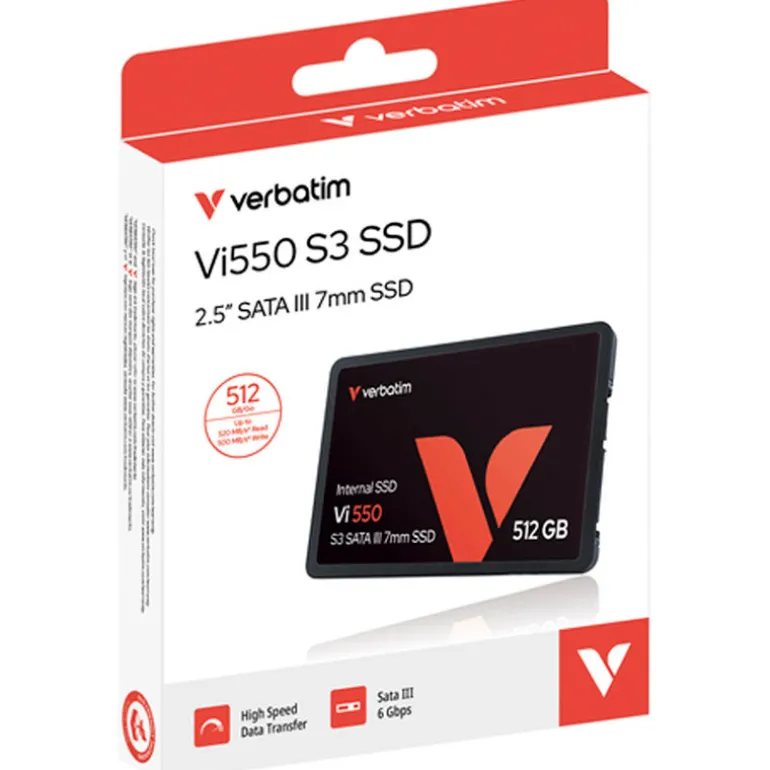 Disco Duro SSD Verbatim VI550 S3 512GB 2.5" SATA3