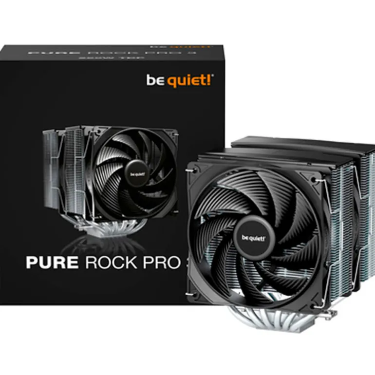 Disipador CPU be quiet! Pure Rock Pro 3 Plata