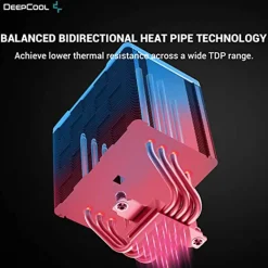 Disipador CPU DeepCool AK500 Zero Dark Negro