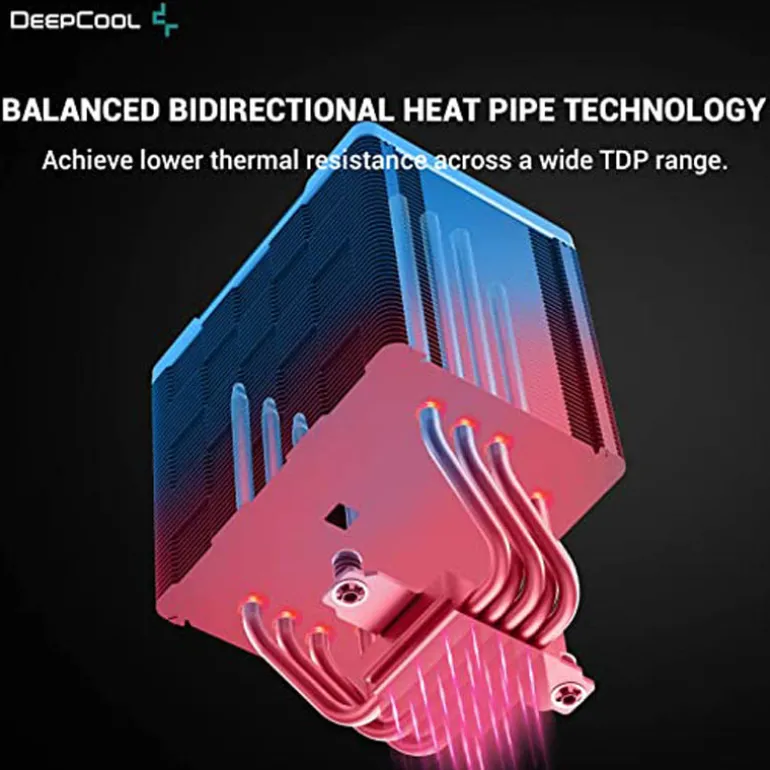 Disipador CPU DeepCool AK500 Zero Dark Negro