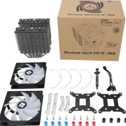 Disipador CPU ThermalRight Phantom Spirit 120 SE ARGB Negro
