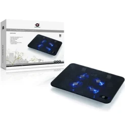 Disipador Portátil Conceptronic CNBCOOLPADL4F 4 Ventiladores 80mm