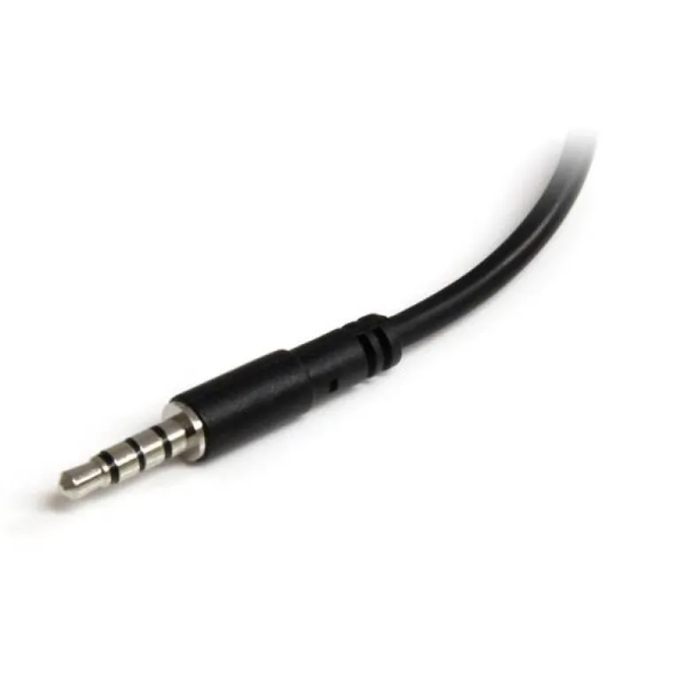 Divisor de Auriculares Mini-Jack 3.5mm 4 pines a 2 Mini Jack 3 pines (Auricular / microfono)