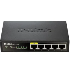 D-Link DES-1005P 5 Puertos RJ45 Negro - Switch