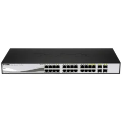 D-Link DGS-1210-24P 24xGigabit + 4SFP PoE - Switch