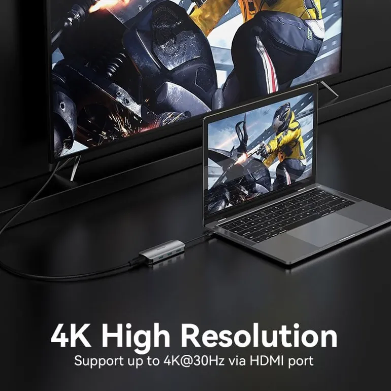 Dock Vention TOJHB Station 7 En 1 Gris