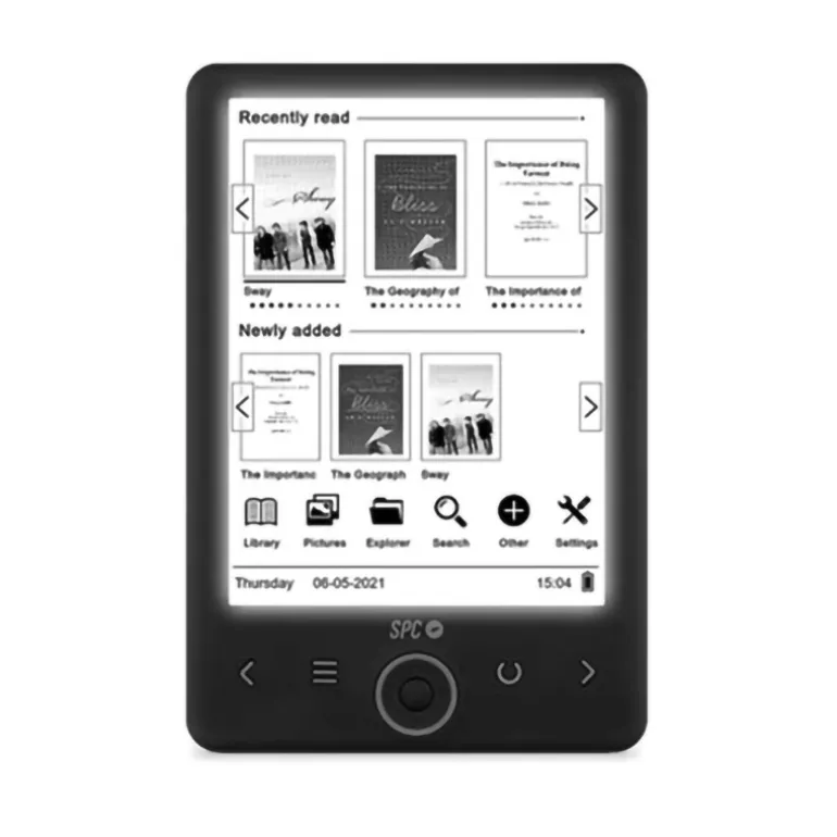 eBook SPC Dickens Light 2 6" 8GB Negro