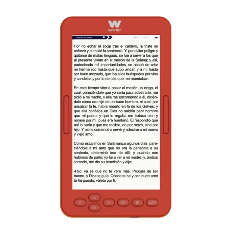 eBook Woxter Scriba 195 S 4.7" 4GB Rojo