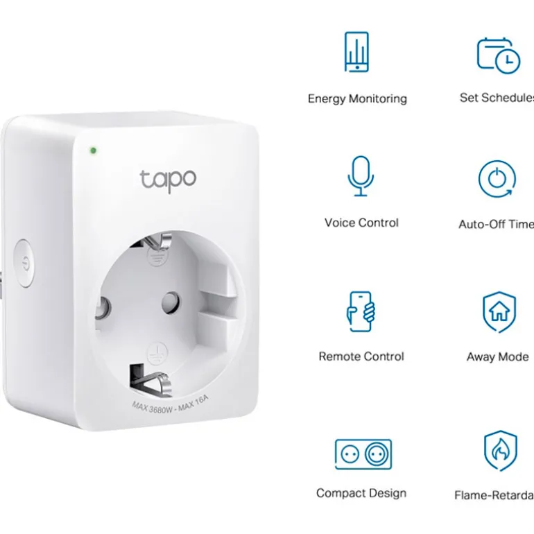 Enchufe Inteligente TP-Link Tapo P110 Mini Wi-Fi