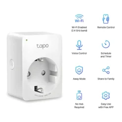Enchufe Inteligente TP-Link Tapo P100 Mini Smart Wi-Fi - Enchufe Inteligente