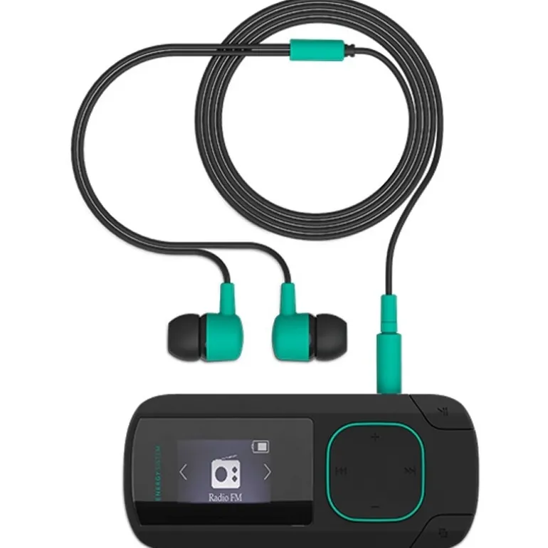 Energy Sistem MP3 Clip Bluetooth Menta - Reproductor MP3